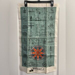 Kay Dee Handprints 100% Pure Linen Nantucket Dish Towel . NWT